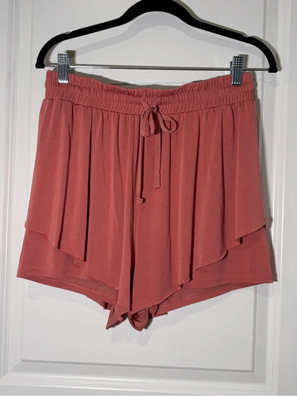 AS Revival Ruffle Butterfly Flowy Shorts Dusty Rose Pink L